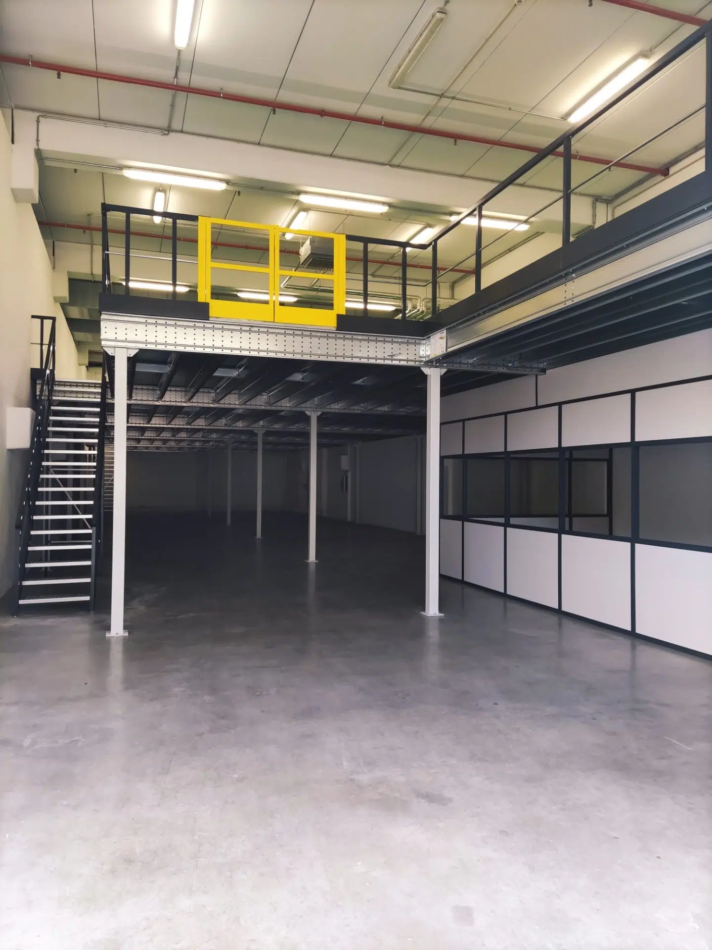 mezzanine stockage industriel